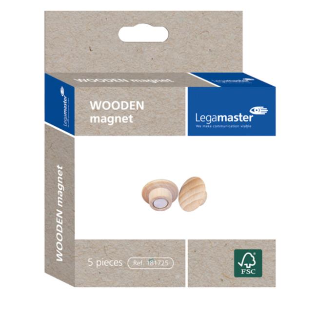 [LM181725] Magnets for wooden boards 5 pcs