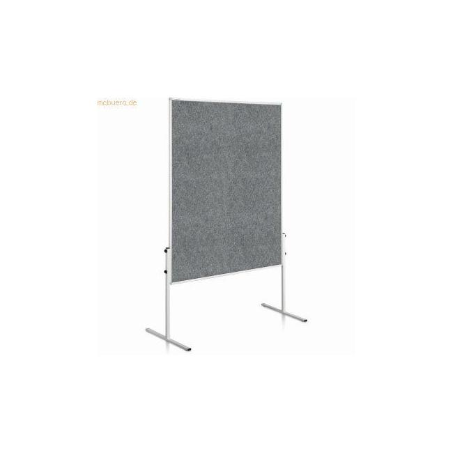 [LM206000] Felt presentation board 150x120 cm ECONOMY gray non-glazed.