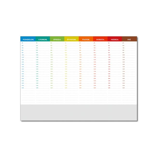 UNI podložka 20-listová 47 x 34 cm farebná 2026