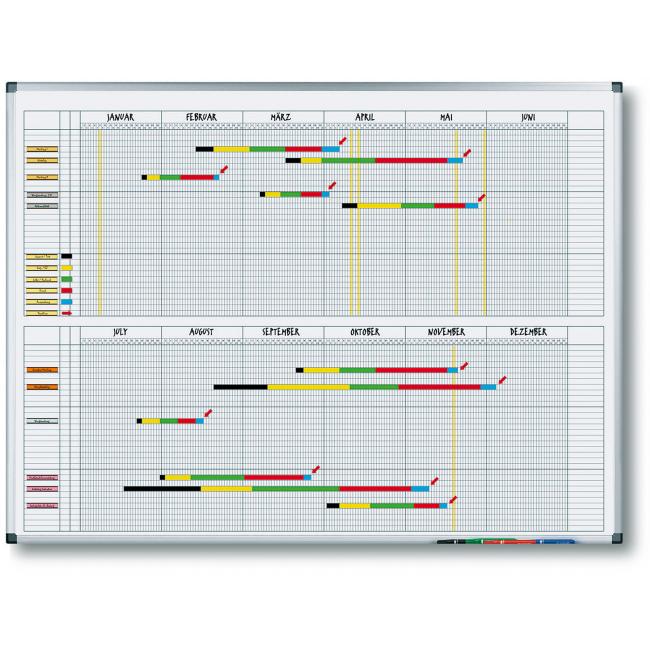 [LM415000] Ročná plánovacia tabuľa PREMIUM 90x120 cm