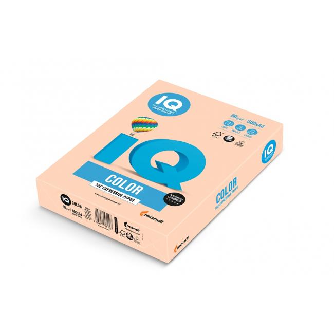 Colored paper IQ color salmon pastel SA24, A4, 80g