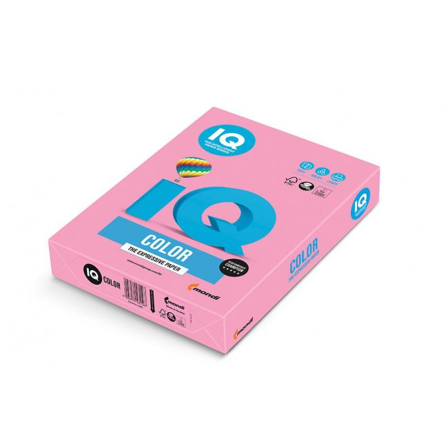 [PA001114] Farebný papier IQ farba ružový pastel PI25, A4, 80g