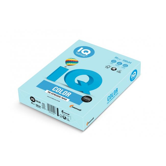Colored paper IQ color medium blue MB30, A4, 80g