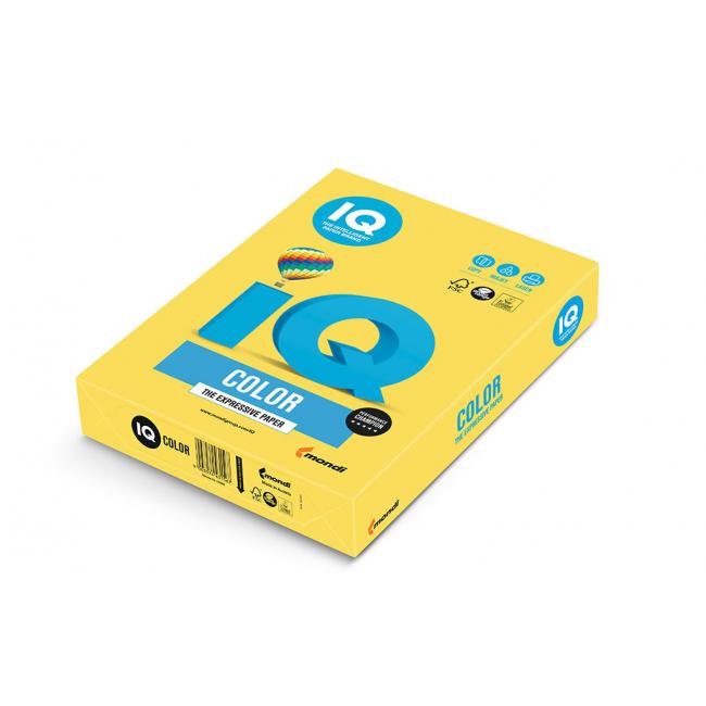 Farebný papier IQ color canary yellow CY39, A4, 80g