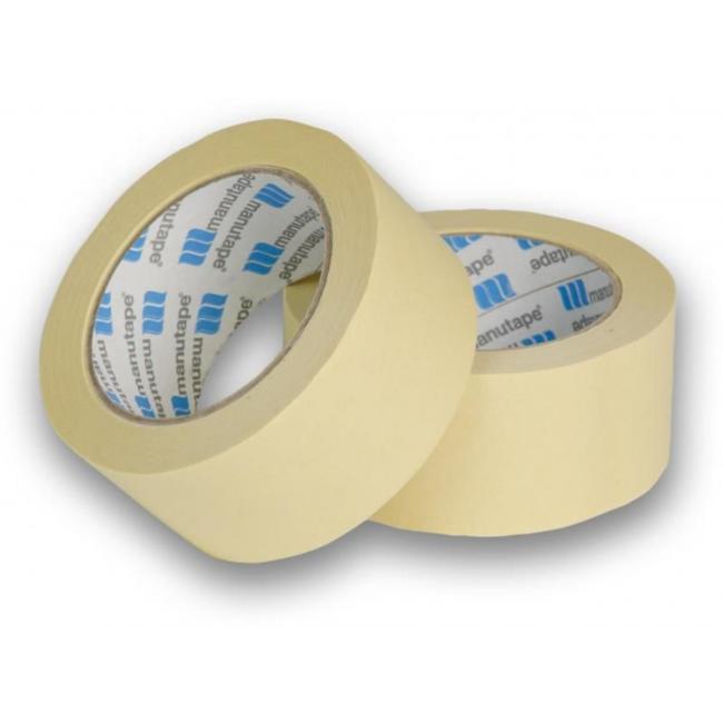 Camouflage crepe tape 50mm x 50m yellow