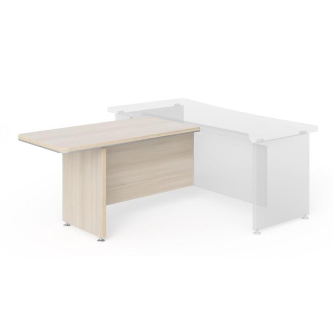 [LZ000110] Additional table Lenza Wels, 130x76.2x70 cm, light agate