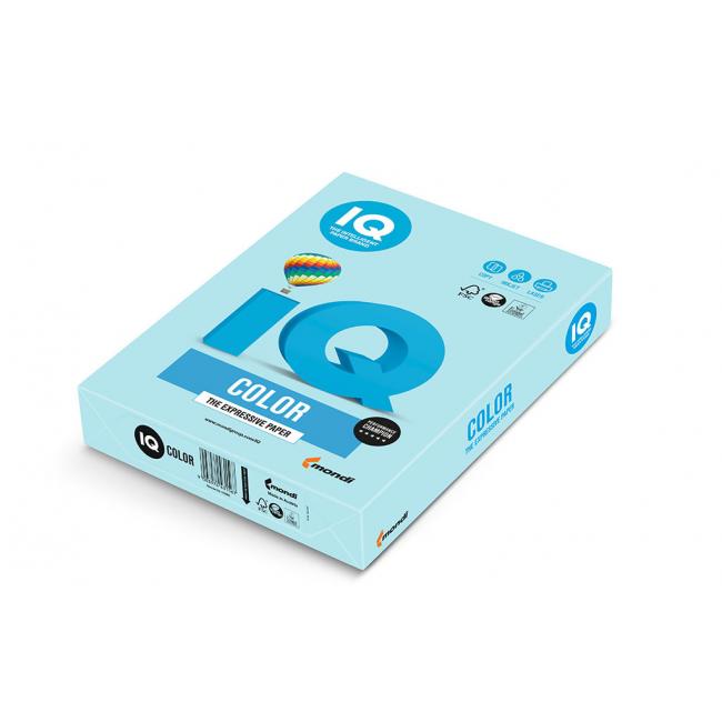 Farebný papier IQ color medium blue MB30, A4, 160g
