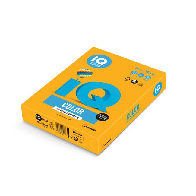 Colored paper IQ color old gold AG10, A4 80g