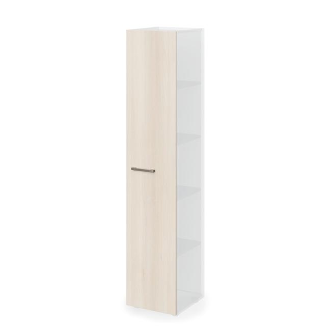 Lenza Wels wardrobe door, hinges on the right, 39.6x193.2x1.8cm, light agate