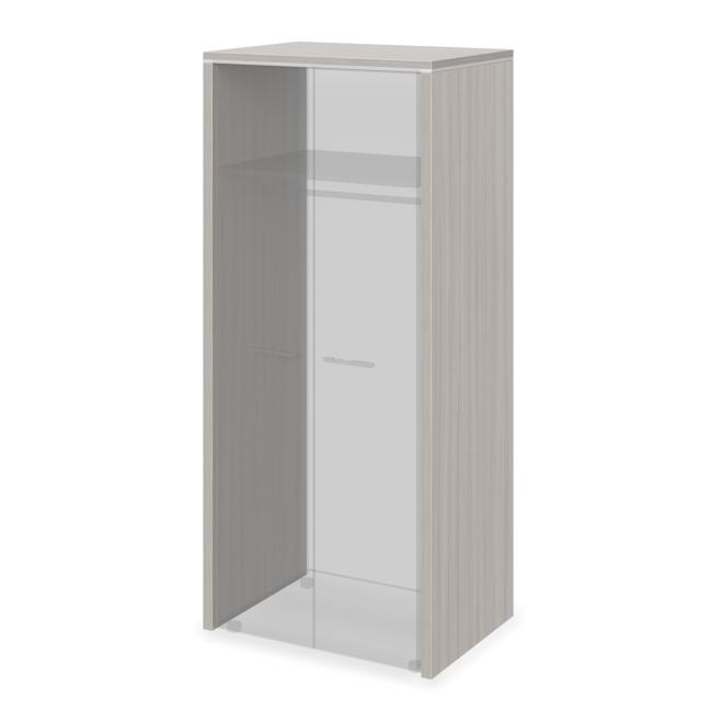 Complete lining. board Lenza Wels, only for deep wardrobe, 87.8x197.6x62.9cm, driftwood