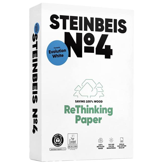 [PA001381] Copy paper Steinbeis №4 recycled A4, 80g CIE 135