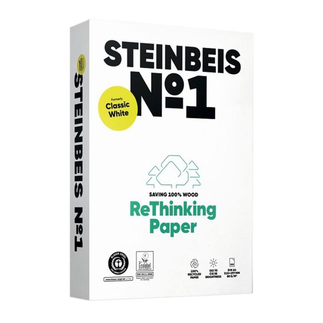 [PA001383] Copy paper Steinbeis №1 recycled A3, 80g CIE 55