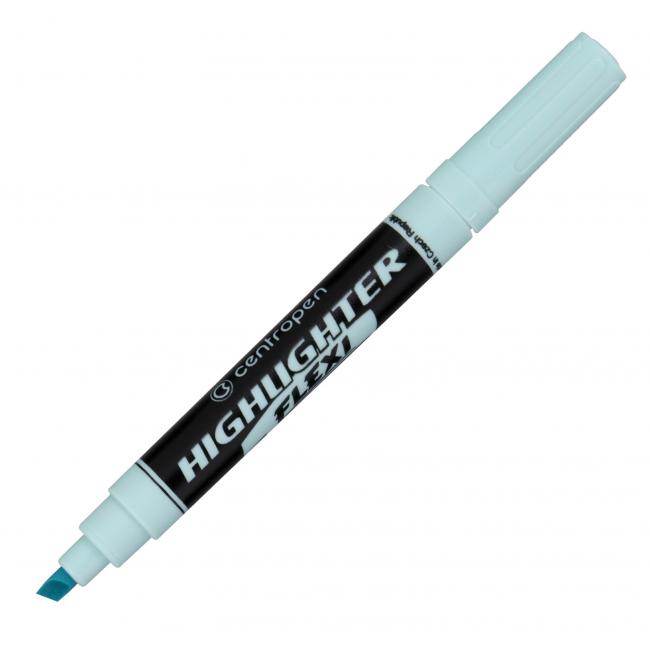 [CE854258] Highlighter Centropen 8542 Flexi Soft blue