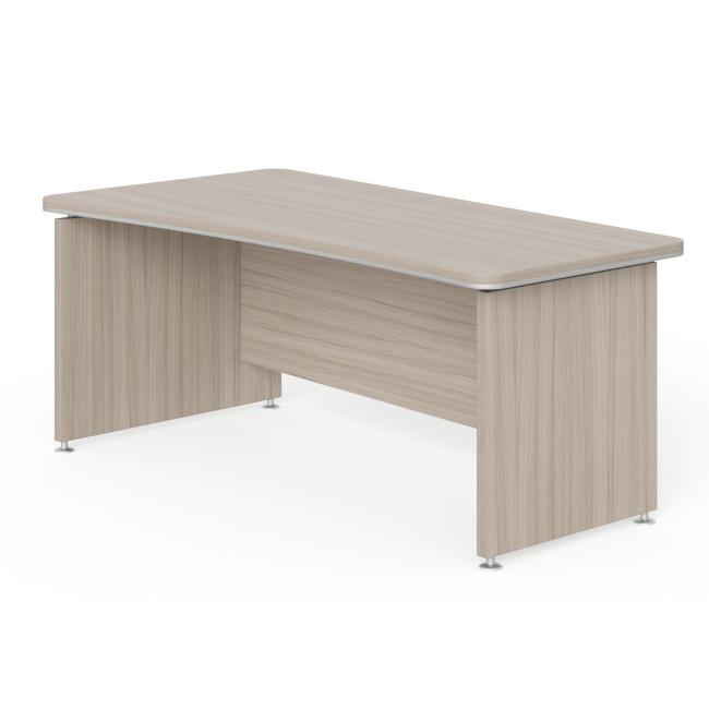 [LZ001341] Lenza Wels work table, narrowed right, 180x76.2x94.8/78cm, driftwood