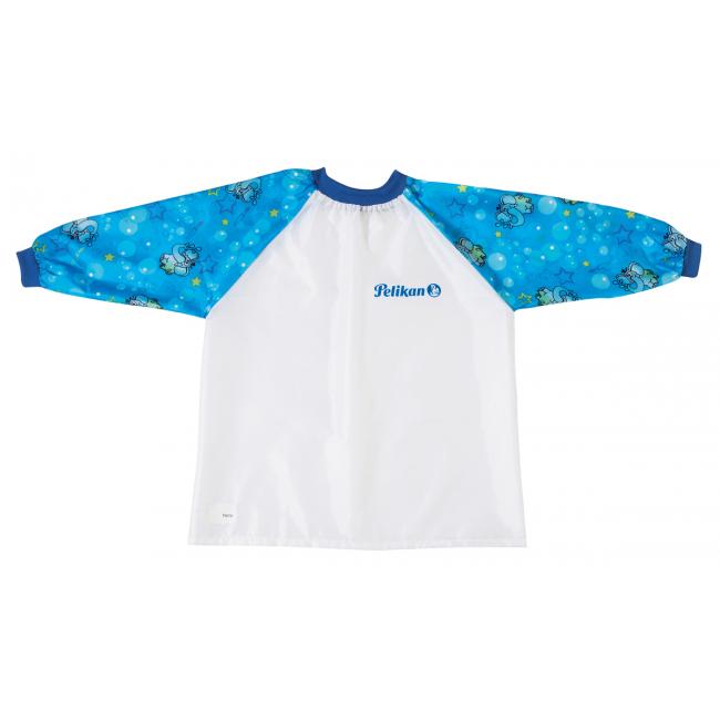 [PE105346] Children's painting apron Pelikan, blue sleeves
