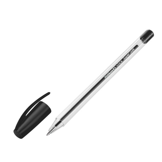 Guľôčkové pero Pelikan Stick super soft black 50 ks