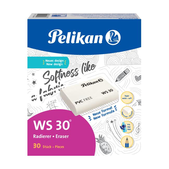 [PE606158] Rubber without PVC Pelikan WS 30 L cream 30 pcs
