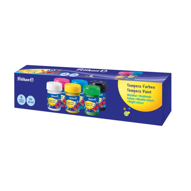 [PE804882] Pelikan tempera paints, 6 x 25ml