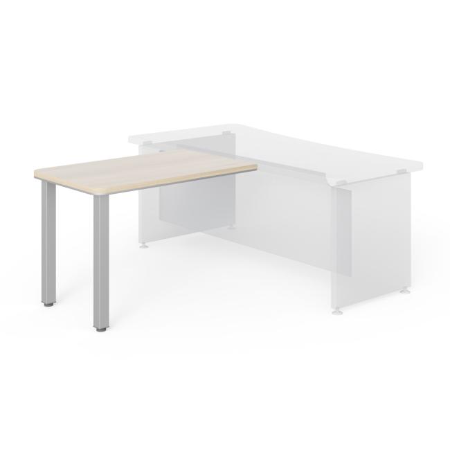 [LZ001401] Lenza Wels side table, 110x76.2x70cm, metal legs - light agate