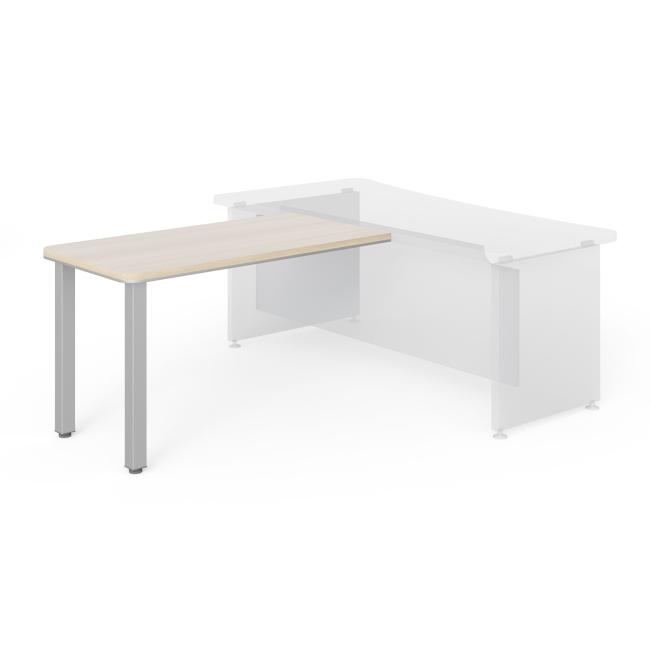 [LZ001412] Príručný stolík Lenza Wels, 130x76,2x70cm, kovové nohy - svetlý achát