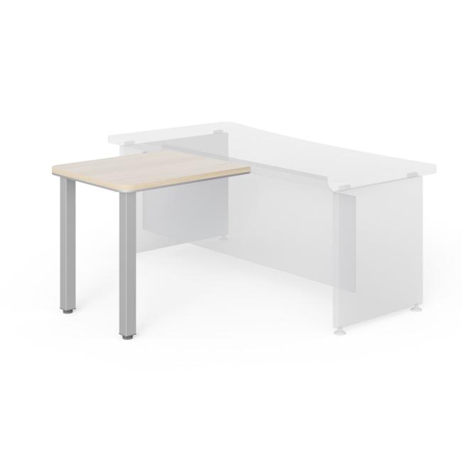 [LZ001420] Prídavný stôl Lenza Wels, 80×76,2×70cm, kovové nohy - agát svetlý