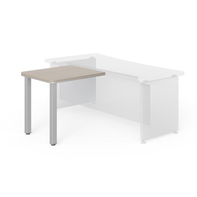 [LZ001421] Prídavný stôl Lenza Wels, 80x76,2x70cm, kovové nohy - driftwood