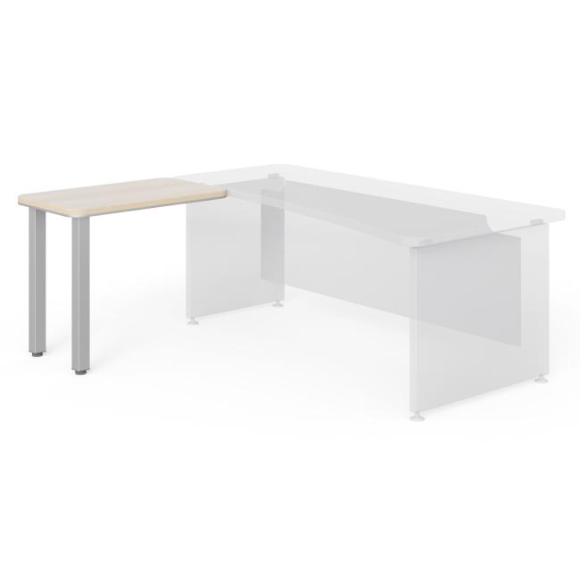 [LZ001700] Additional table Lenza Wels, narrowing on the left, 55x76.2x90cm, light agate