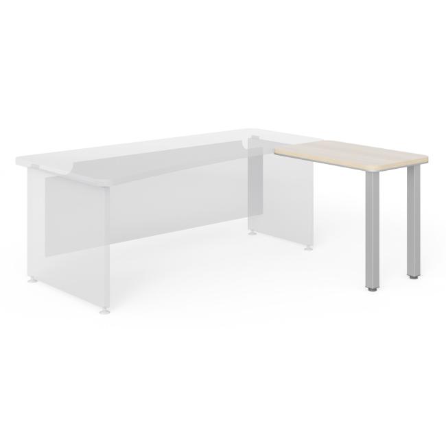 [LZ001710] Additional table Lenza Wels, taper on the right, 55x76.2x90cm, light agate