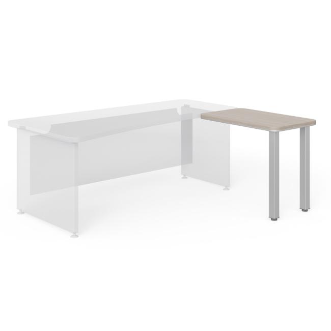 [LZ001711] Additional table Lenza Wels, narrowing on the right, 55x76.2x90cm, driftwood