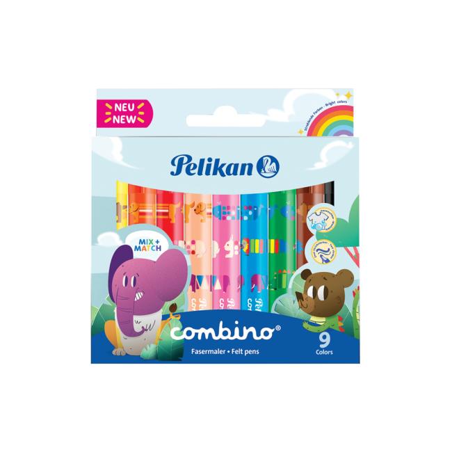 Set of markers Pelikan Combino 411 9 colors