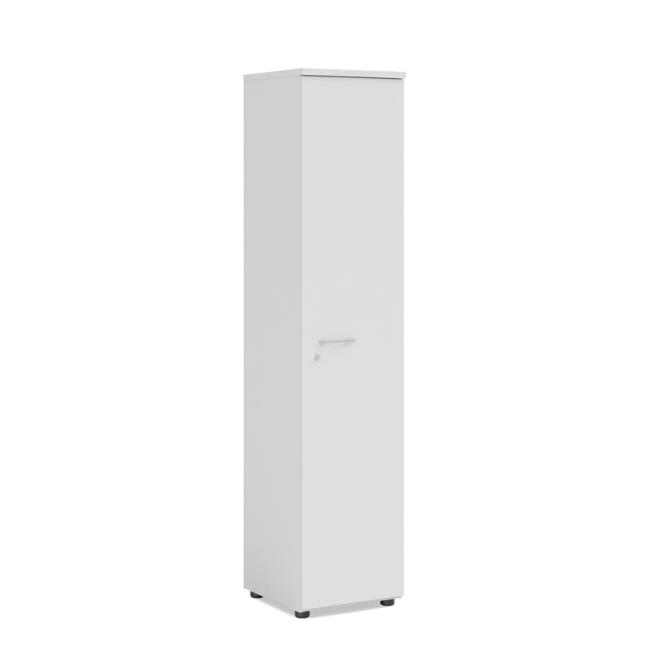 [LZ002983] BASIC bookcase, right door with lock, 40x40x182.1cm, white