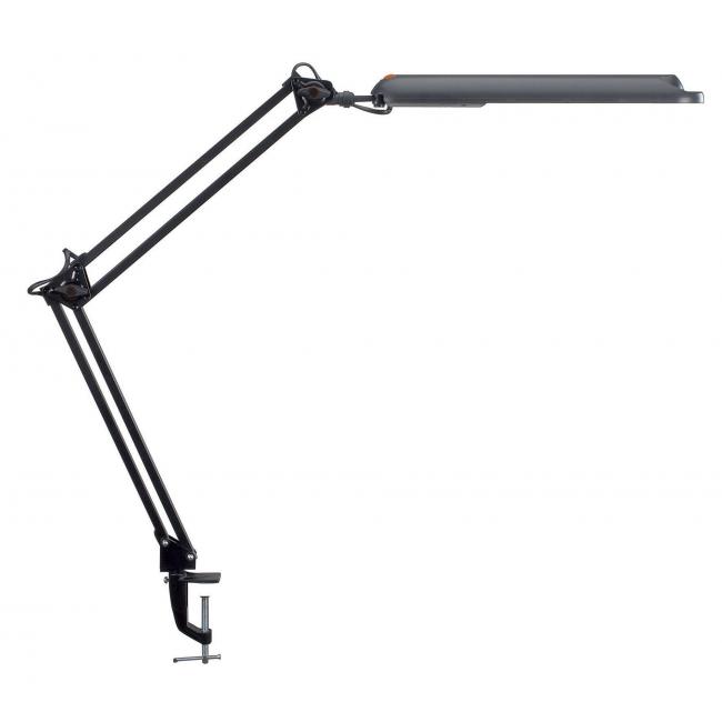 [MA203590] Stolná LED lampa MAUL Atlantic s čiernou svorkou