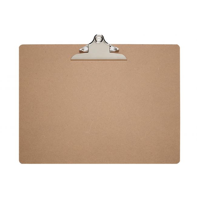 Writing pad A3 width MAULclassic wooden brown