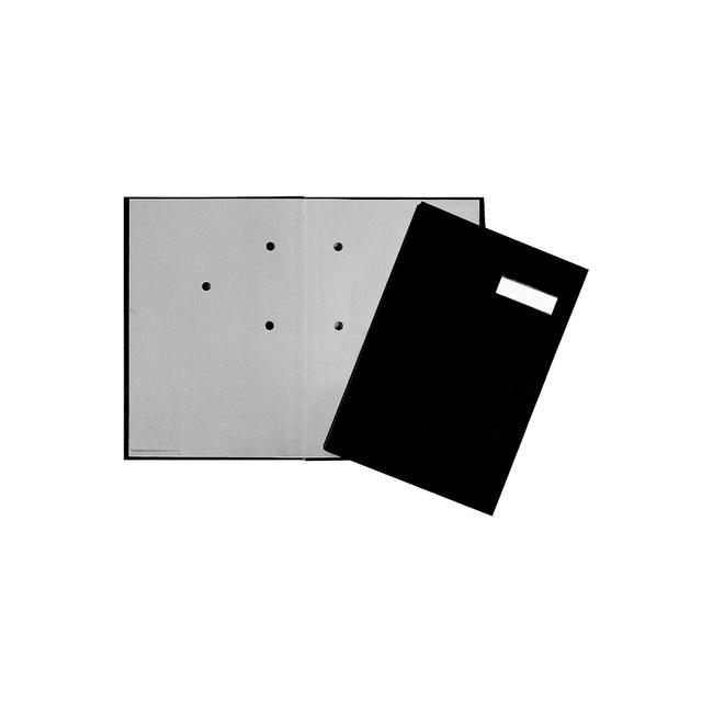 Signature book linen 20 PAGNA black