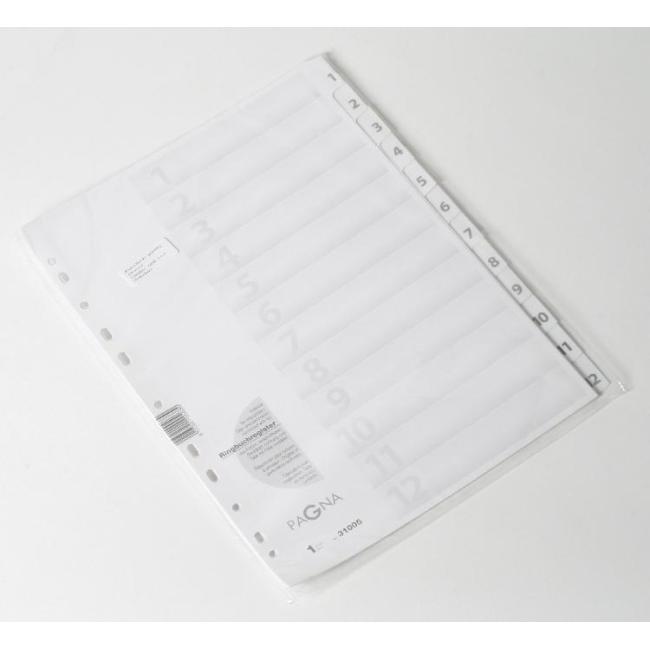 [PG310050] Cardboard divider PAGNA 12-piece white