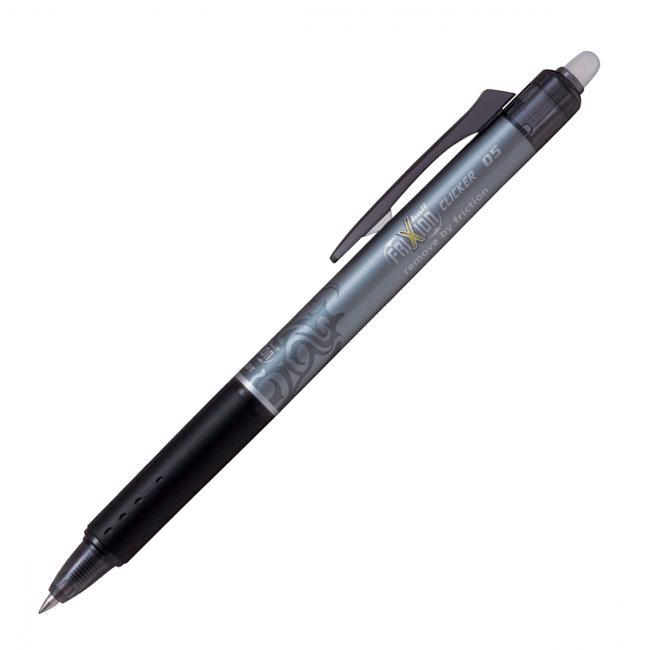 Roller gumovací PILOT Frixion clicker 0,5 mm čierny