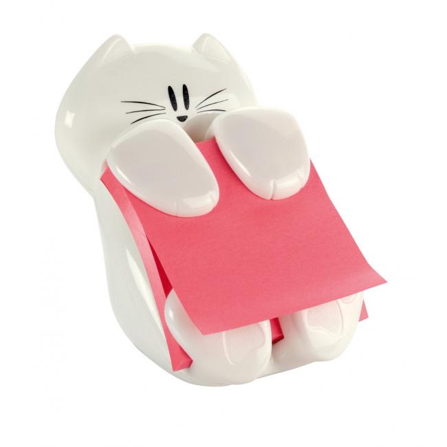 Post-it dispenser for Self-adhesive Z-pads cat