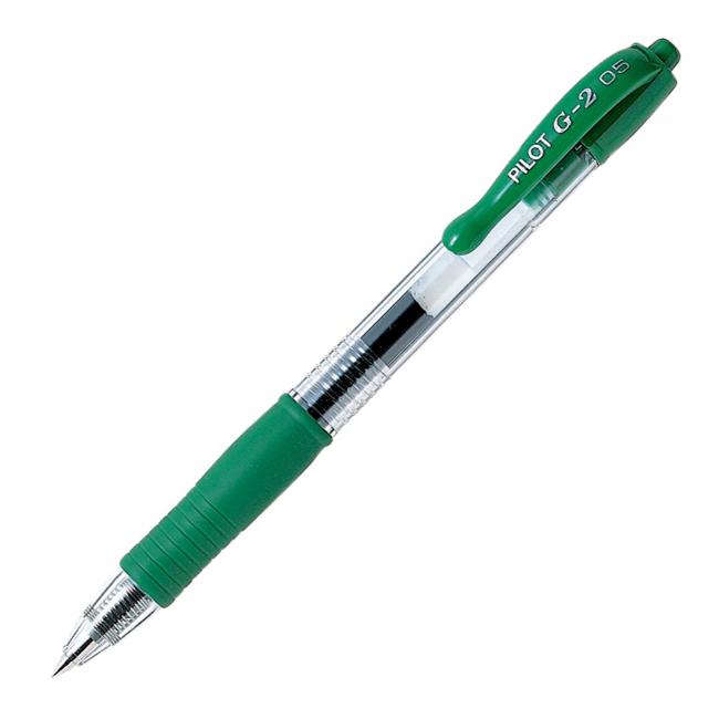 Gel roller PILOT G-2 05 green