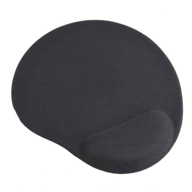 [PP000053] Gembird gel ergonomic black mouse pad