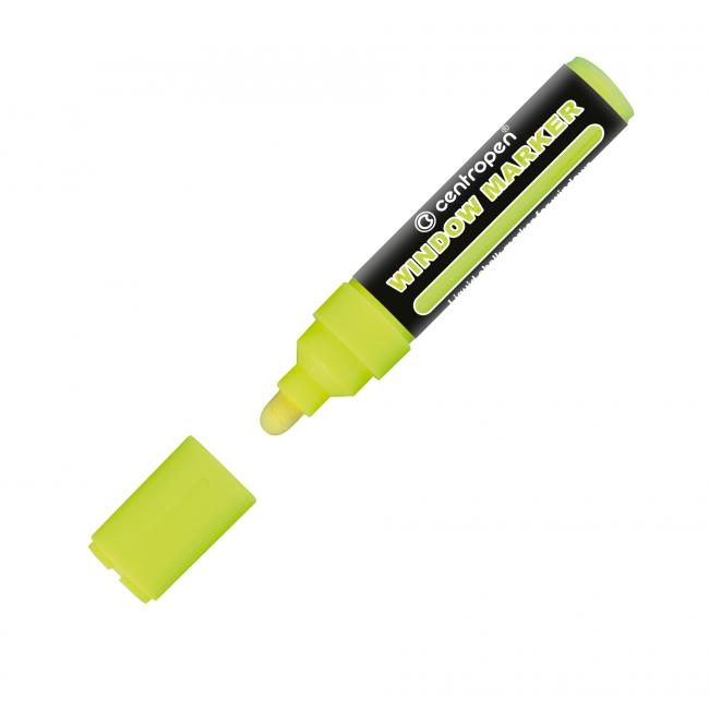 Chalk marker Centropen 9121 yellow