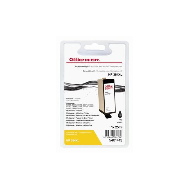 Ecodata alternative ink for HP CB321EE, No.364 black XL with chip