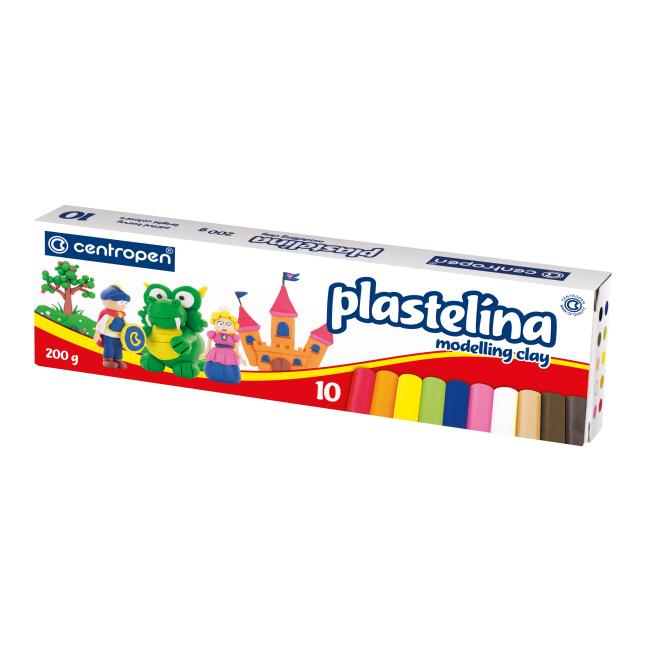 [CE956000] CENTROPEN plastelína 10farieb 200g
