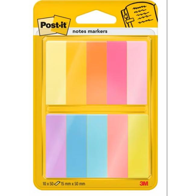 [MM067060] Post-it paper bookmarks, 15mm x 50 mm, 50 sheets, 10 pads/pack