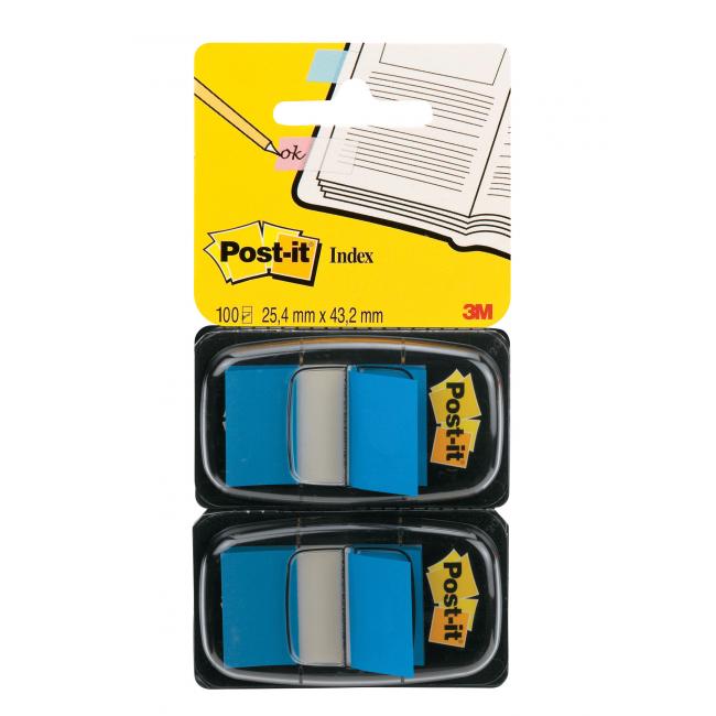 [MM068022] Záložky Post-it Index široký 25,4x43,2 modrá 2 ks