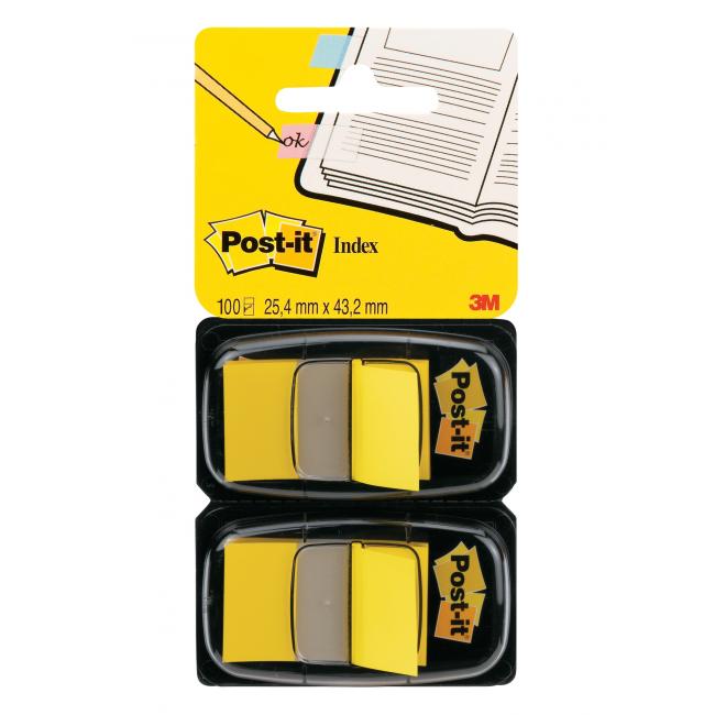[MM068055] Záložky Post-it Index široké 25,4x43,2 žltá 2ks