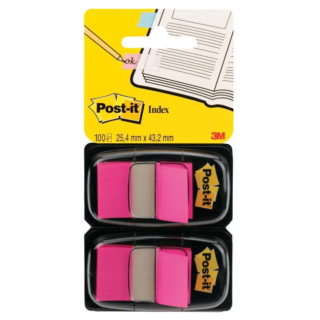 [MM068066] Post-it Index bookmarks wide 25.4x43.2 pink 2 pcs