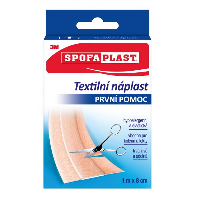 3M Spofaplast 164 Textile elastic patch, 1 m x 8 cm