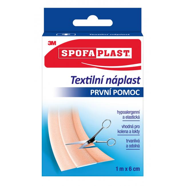 [MM114780] 3M Spofaplast 154 Textilná elastická náplasť, 1 m x 6 cm