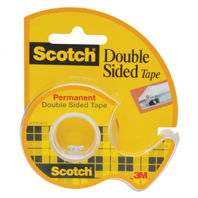 [MM136000] Scotch double-sided adhesive tape 12 mm x 6.3 m with dispenser