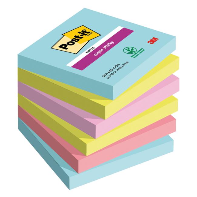 Post-it Super Sticky COSMIC 76x76mm self-adhesive pad